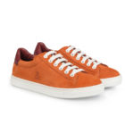 Leather sneakers suede