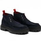 Vibram sole laceup shoe ROBY by JACK&ME in blue suede