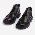 Vibram sole laceup shoe ROBY by JACK&ME in black leather